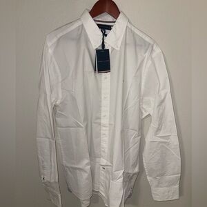 Tommy Hilfiger Men's Crisp White Dress Shirt